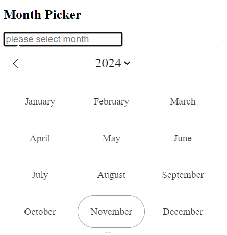 monthpicker